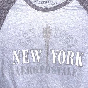 Aeropostale, Small, Grey, NY T-shirt